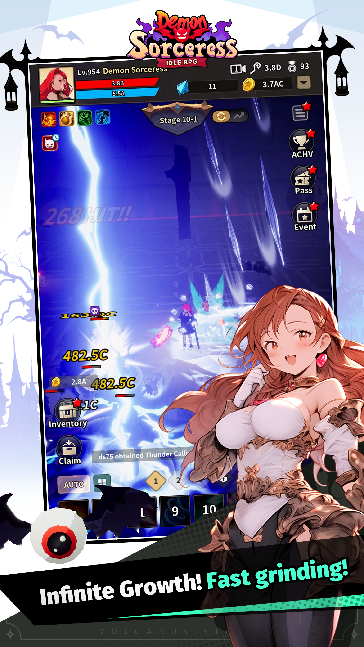 Demon Sorceress : Idle RPG Game Screenshot