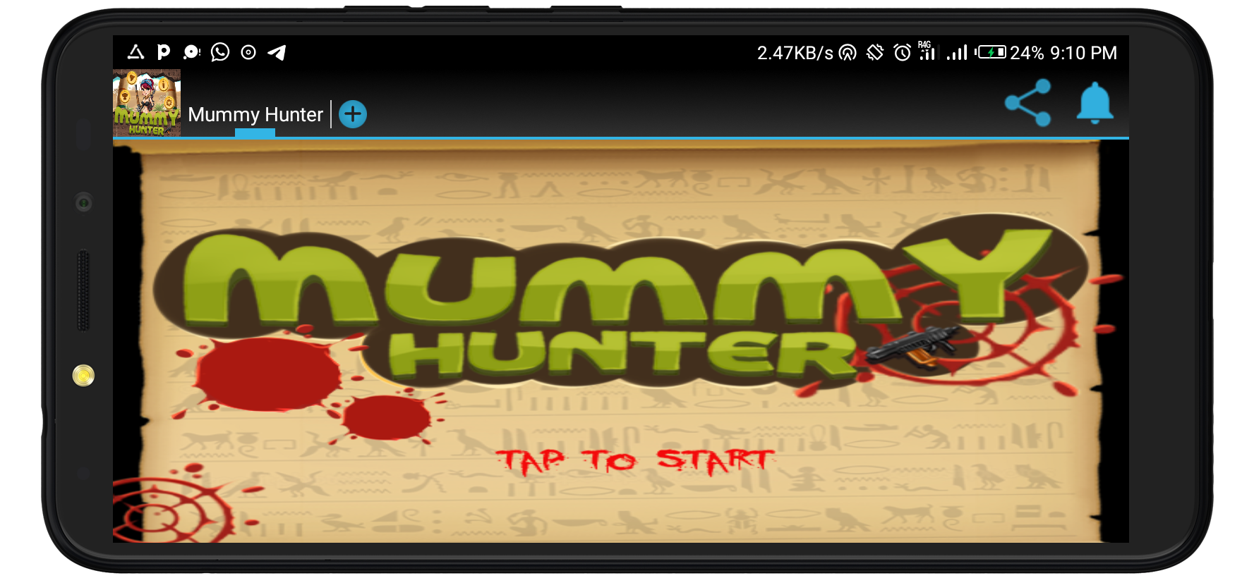 Mummy Hunter Game Screenshot