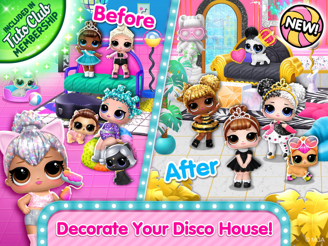 Screenshot of L.O.L. Surprise! Disco House