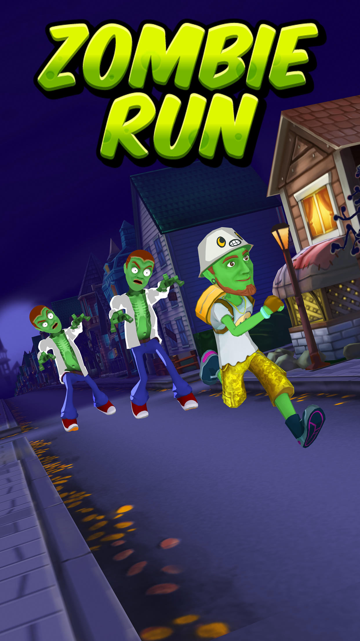 Halloween Run - Zombie Run Game Screenshot