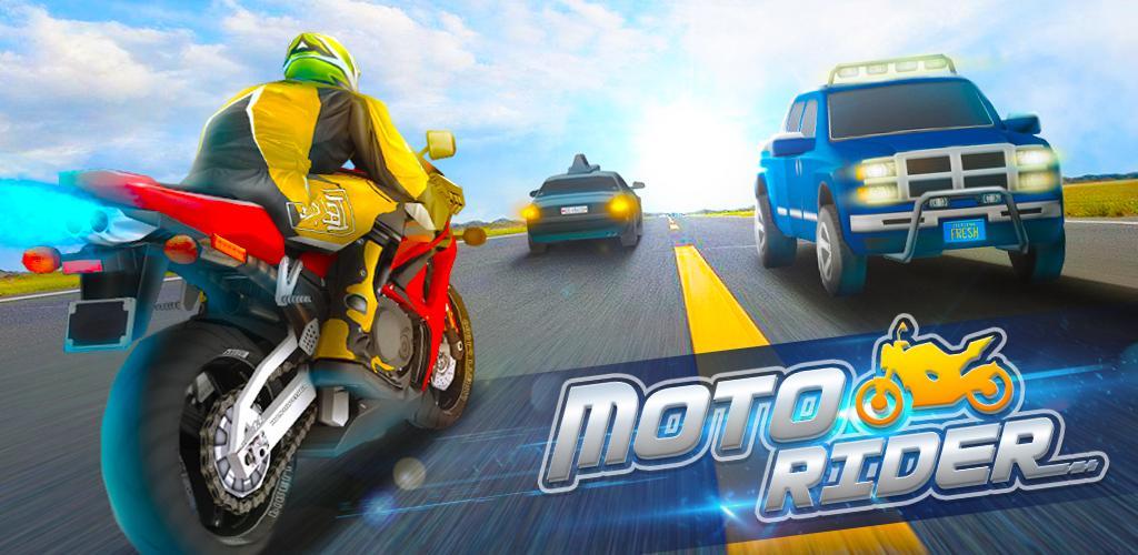 Banner of モーターの騎手 - Moto Highway Rider 1.0.3