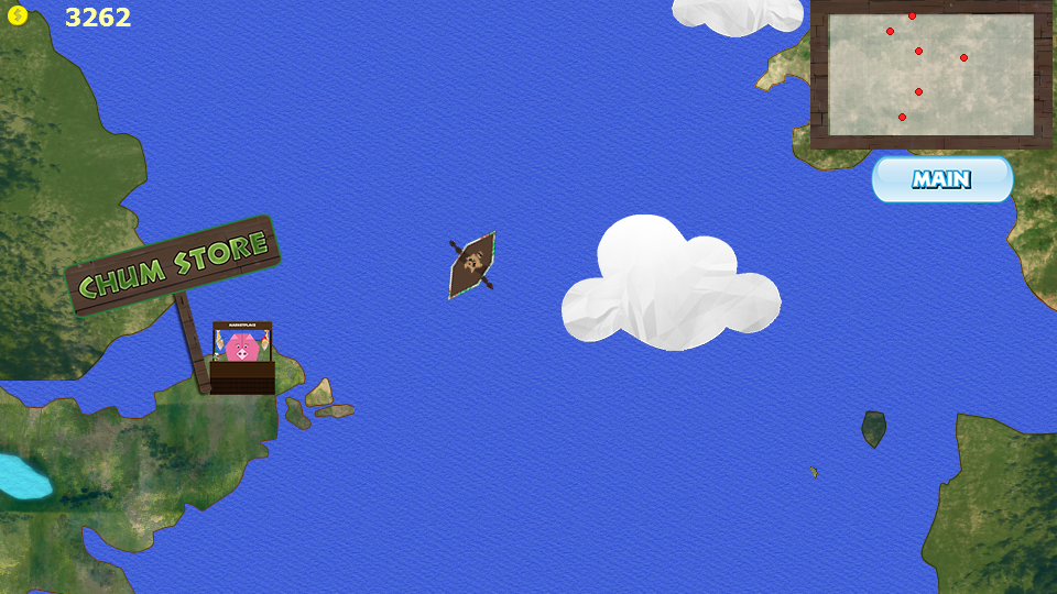 Folded Fishing Game Screenshot