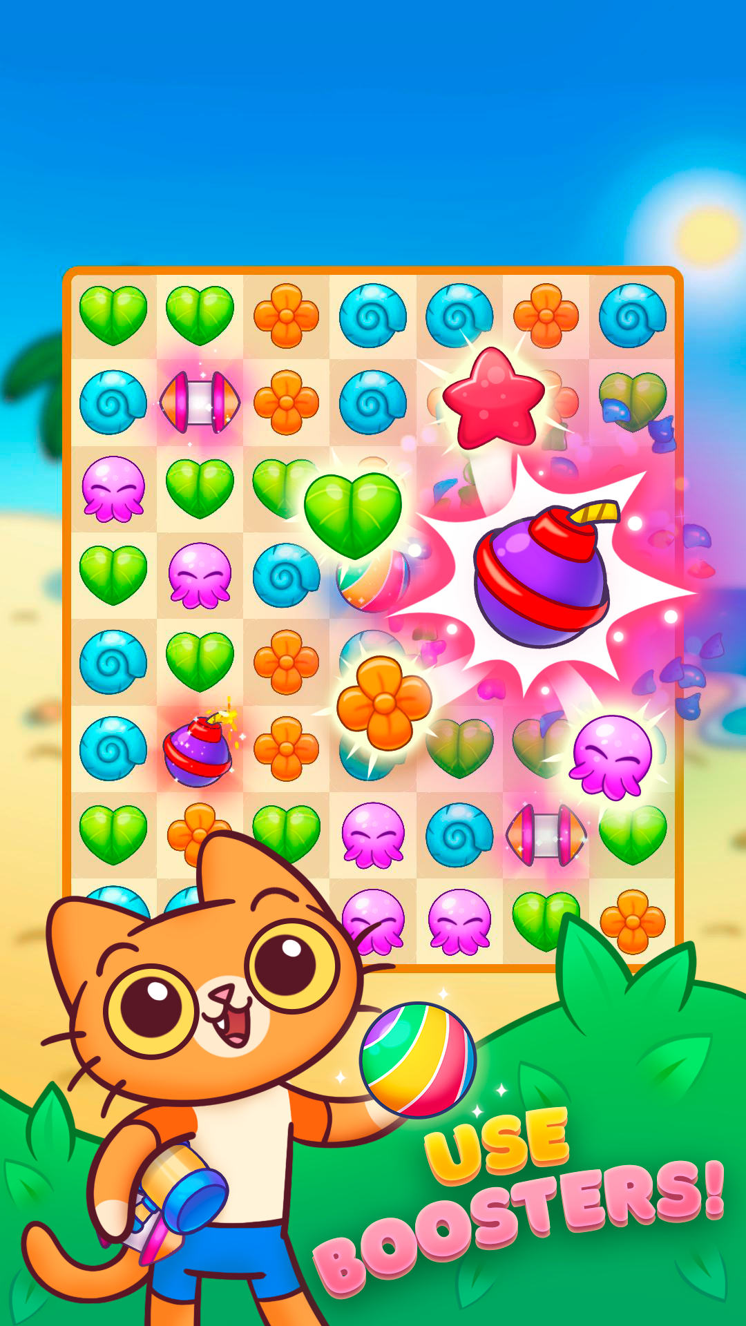 Cuplikan Layar Game Cat Island Story