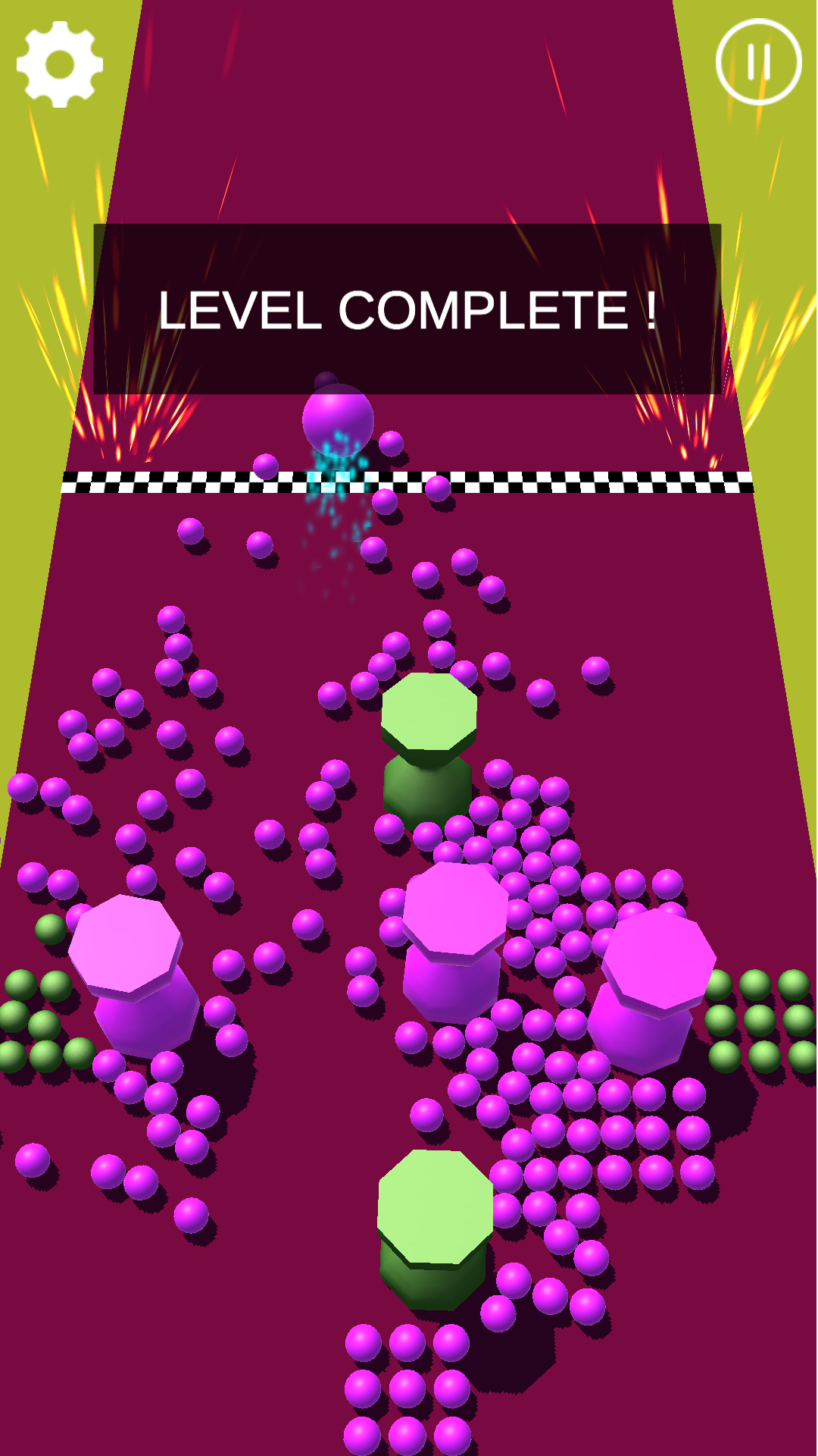 Screenshot of Color Dot 3D : Ball bump game
