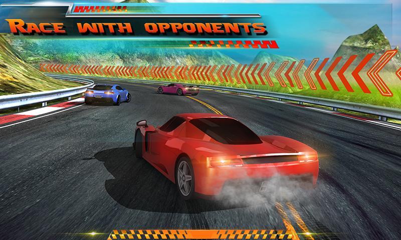 Racing in City 3D Game Screenshot