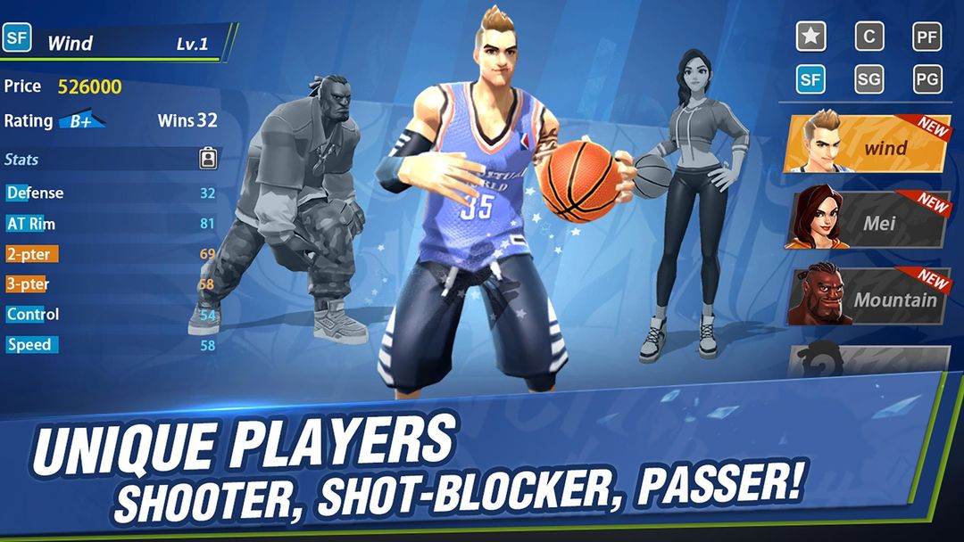 Hoop Legends: Slam Dunk screenshot game