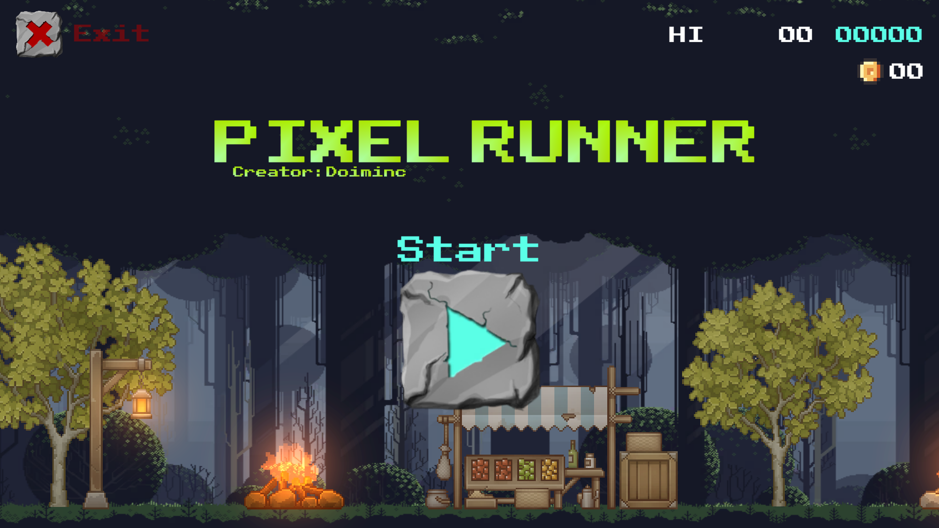 Pixel Runner ภาพหน้าจอเกม