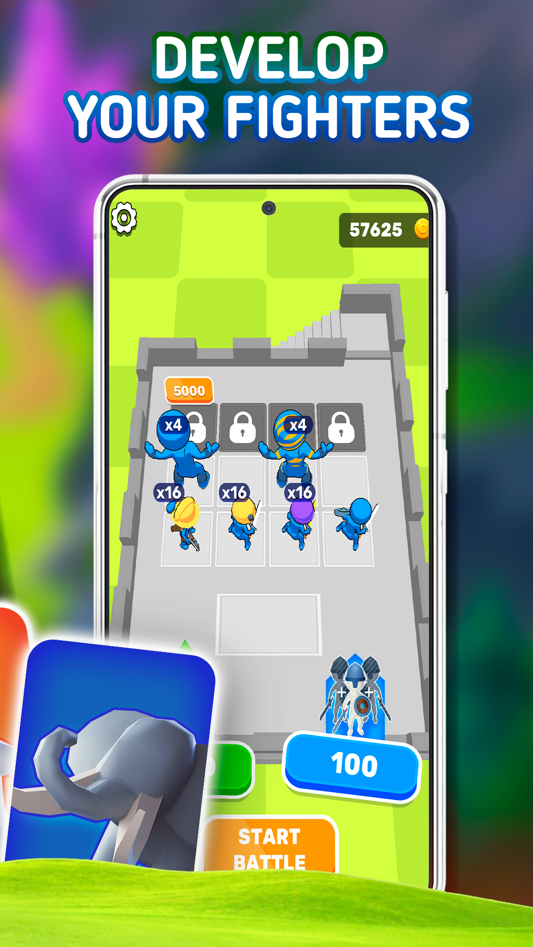 Скриншот игры Merge And Fight: Siege