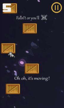 Meow Cat Jumping Pixel Game Game Screenshot