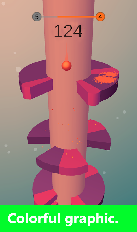 HeIix Ball Jump: Spiral Drop Ball ภาพหน้าจอเกม
