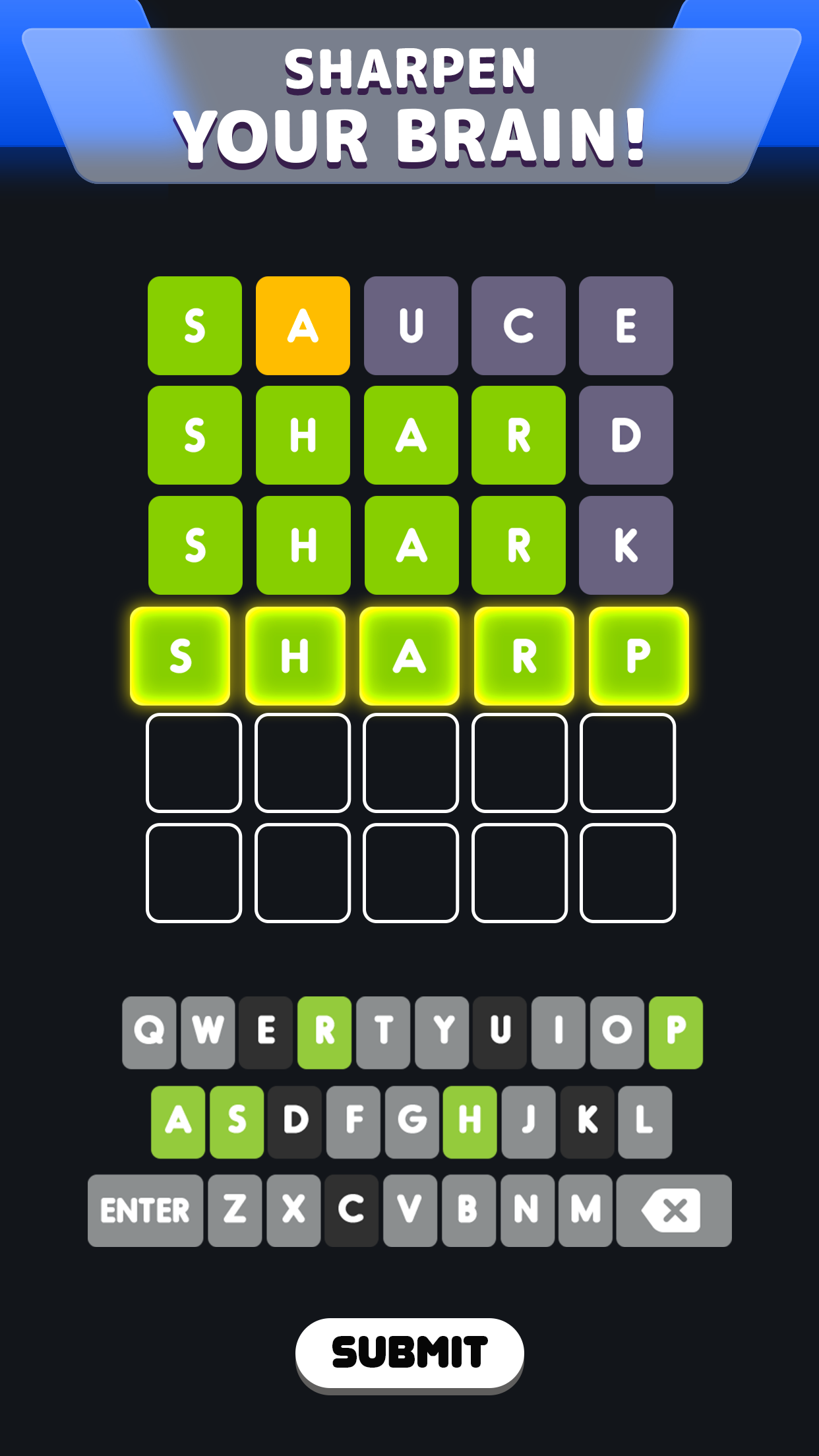 Wordle! screenshot game
