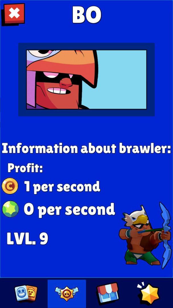 Screenshot of Safe Clicker for Brawl Stars: Tap and Tap!