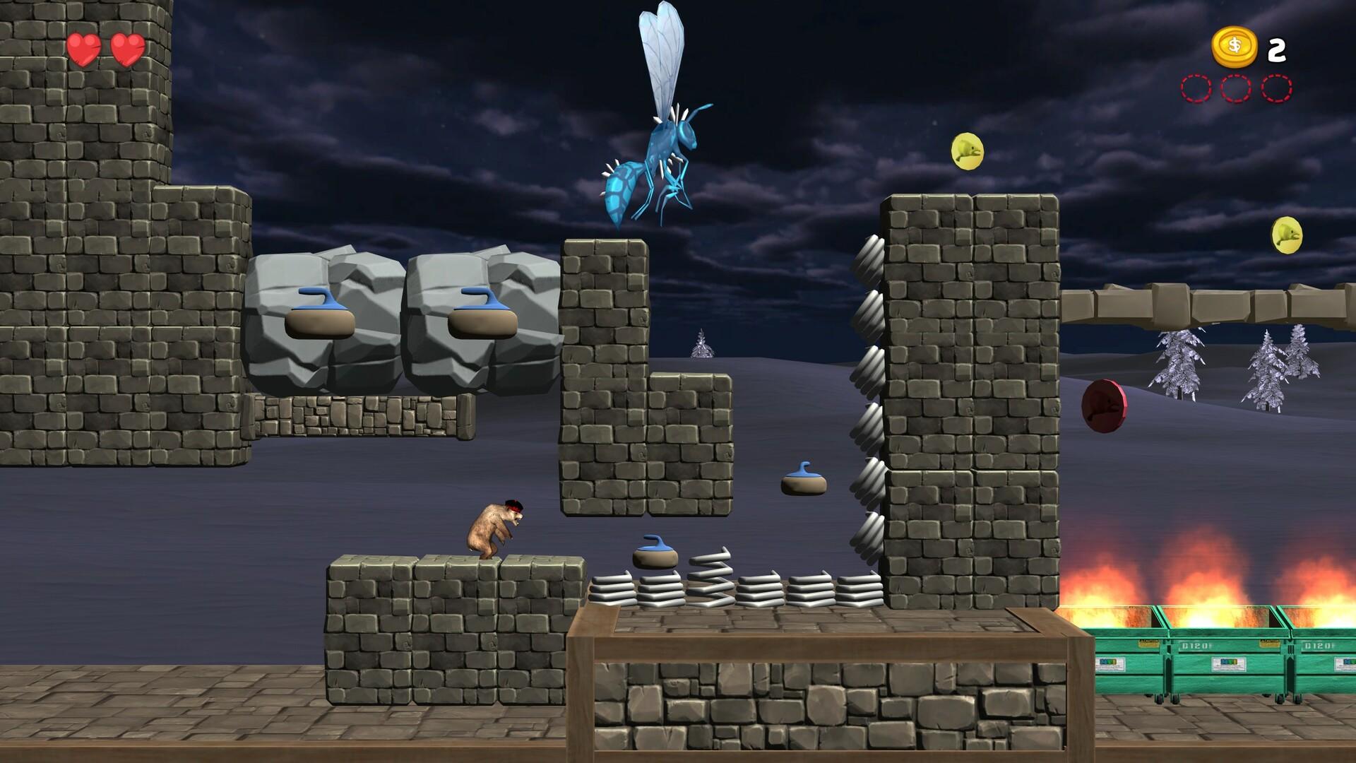Epic Dumpster Bear 1.5 DX: Dumpster Fire Rebirth 게임 스크린 샷