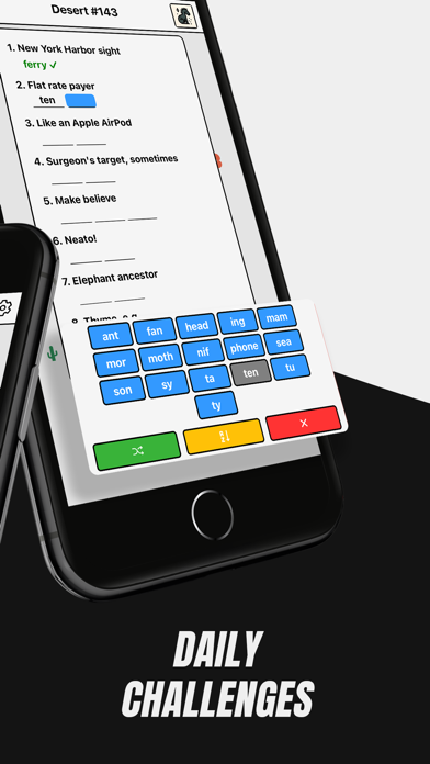 Syllacrostic Daily Word Puzzle Game Screenshot