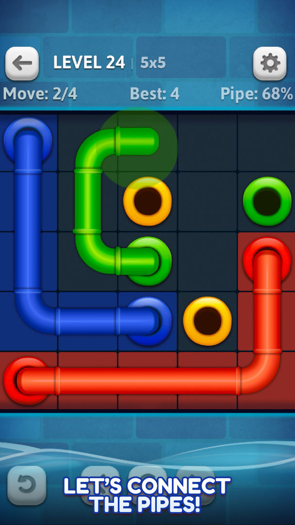 Line Puzzle: Pipe Art screenshot game