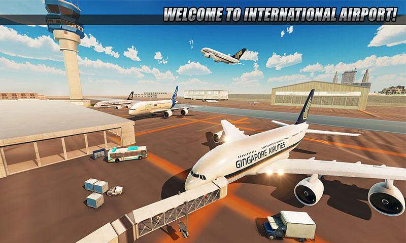 Screenshot 1 of Simulateur de transport touristique de vol d'avion de ville 1.7