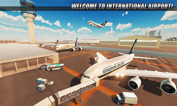 Screenshot 1 of City Airplane Flight Tourist Transport Simulator 1.7