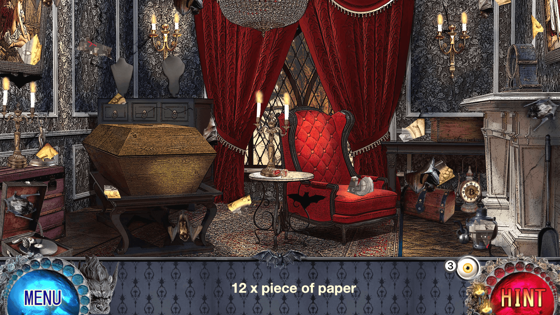 Vampire Story - Hidden Object Game Screenshot