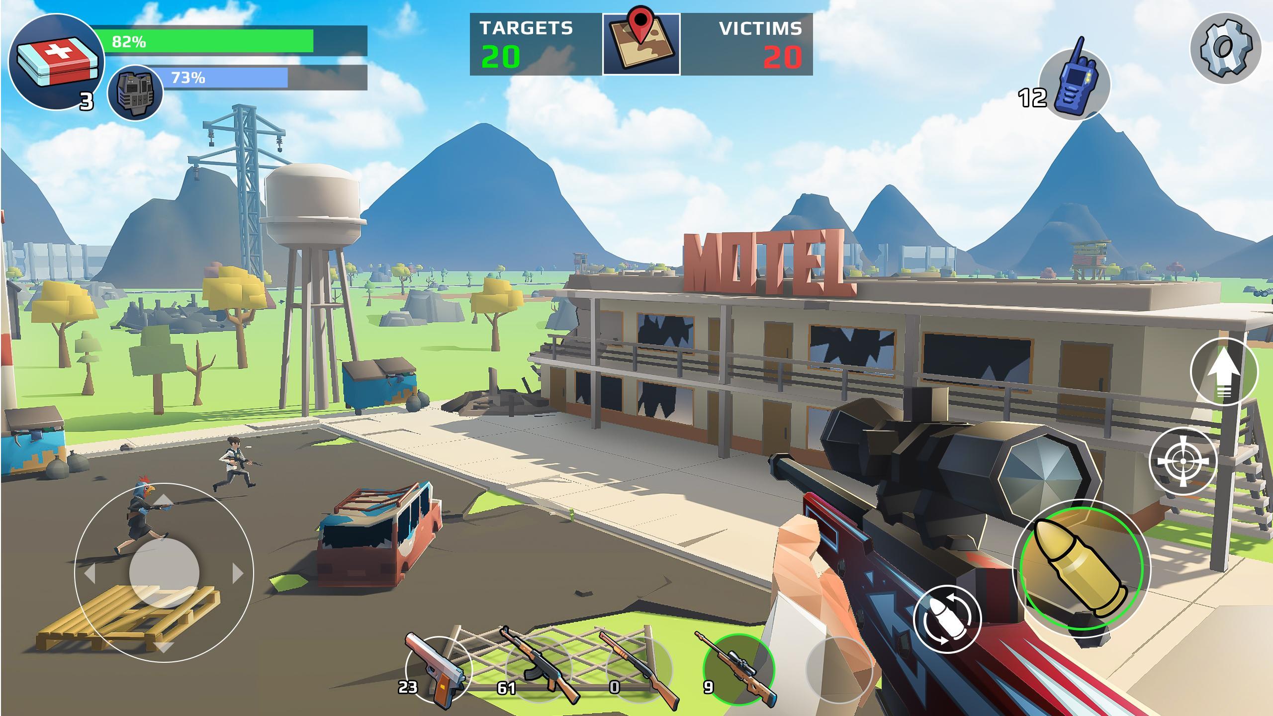 Screenshot 1 of Battle Royale: Atirador FPS 