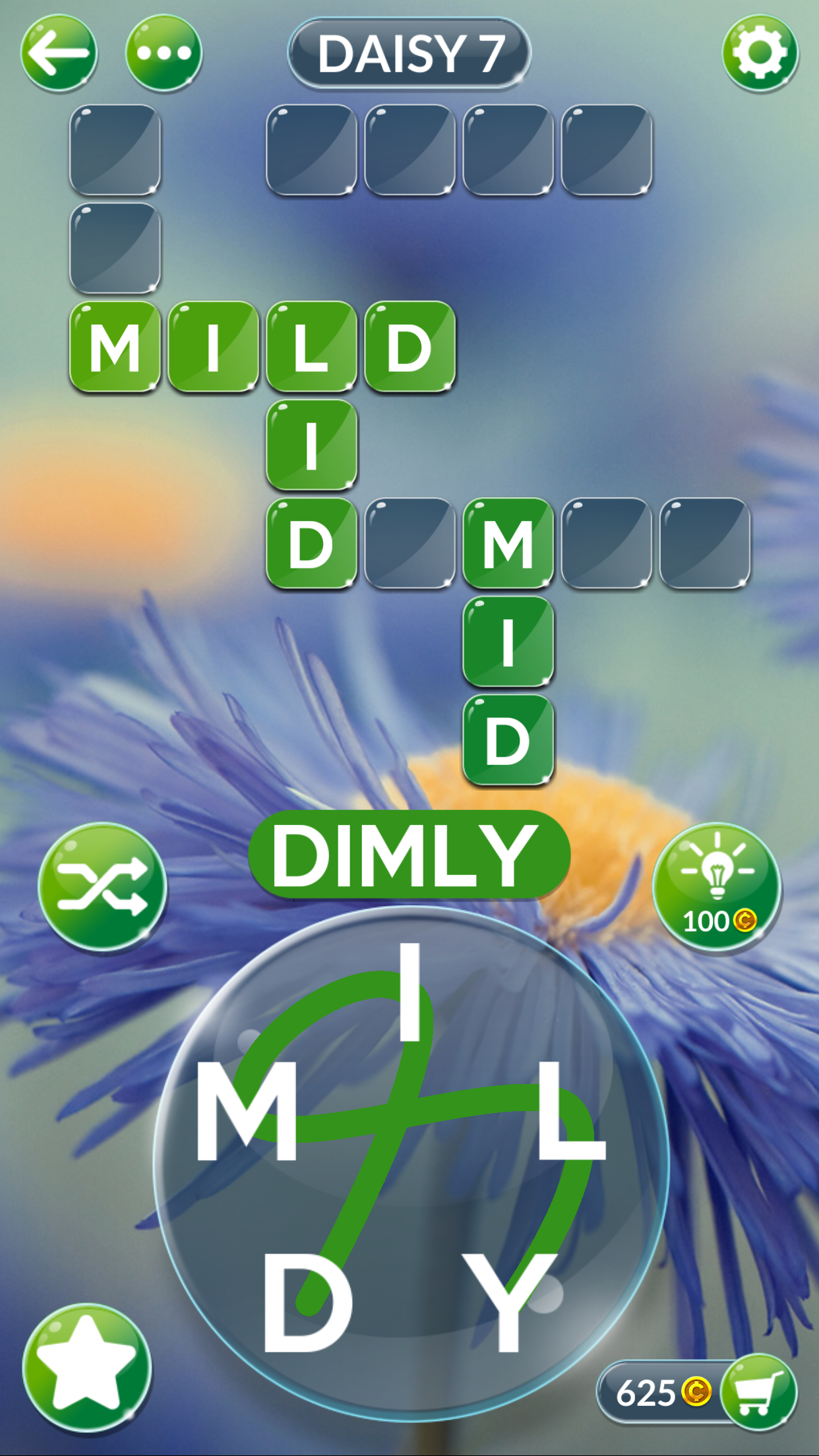 Wordscapes In Bloom Game Screenshot