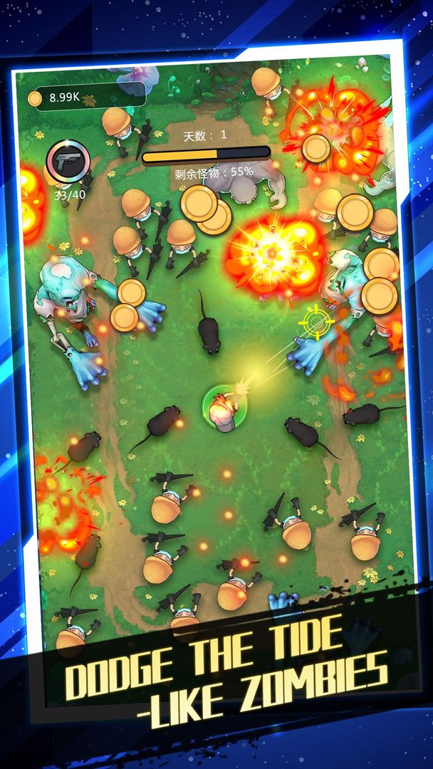 Zombie Shooter Frontier Battle screenshot game