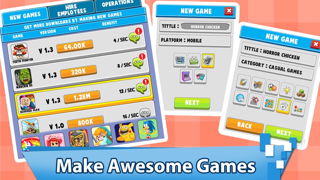Video Game Tycoon - Idle Clicker & Tap Inc Game 게임 스크린 샷