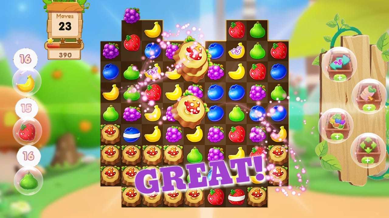 Screenshot of Fruit Crush: Match 3 Blast