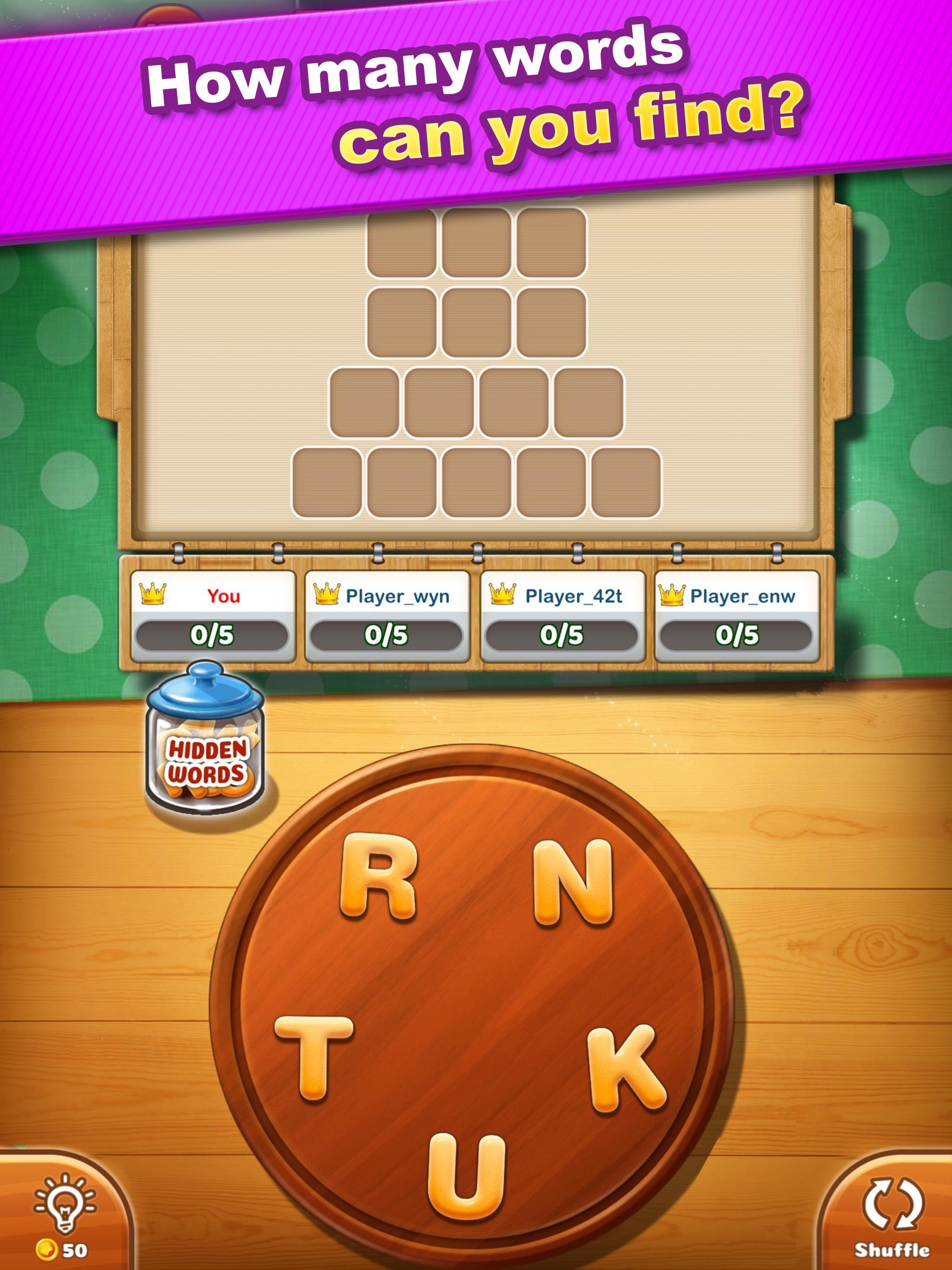 Word Puzzle - Cookies Jumble ภาพหน้าจอเกม