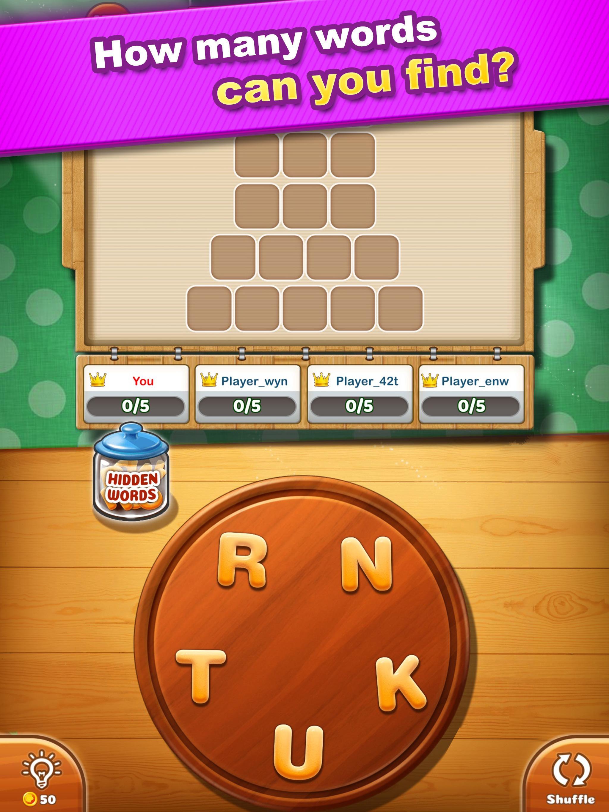 Cuplikan Layar Game Word Puzzle - Cookies Jumble