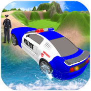 Auto della polizia fuoristrada guida simulatore 3D