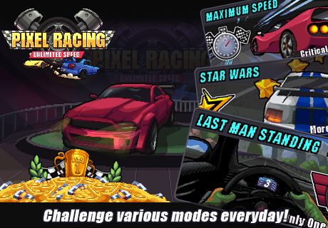 Pixel Racing screenshot game