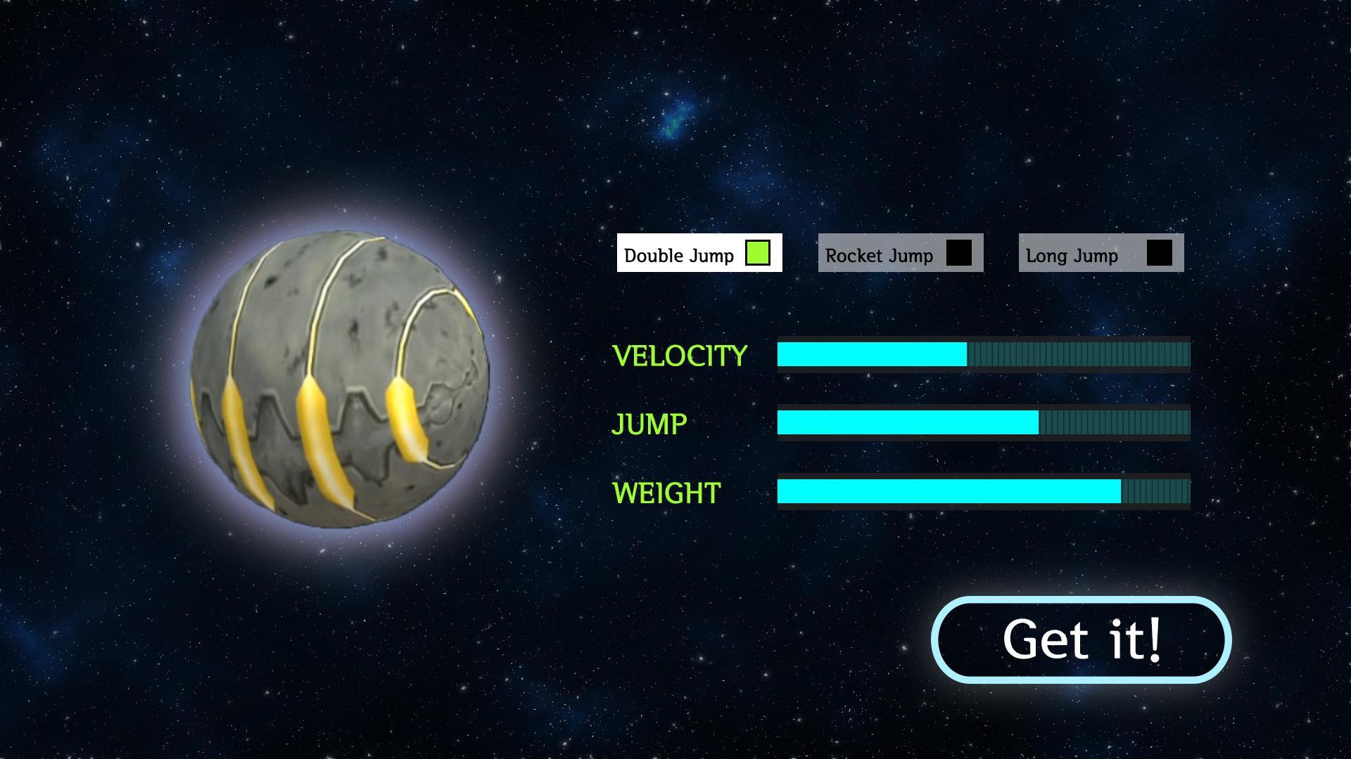 Captura de Tela do Jogo Rolls : Space Run 3D