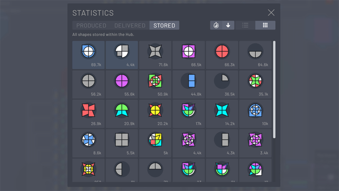 Shapez - Factory Game Game Screenshot