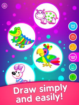 Bini Drawing games for kids Game Screenshot