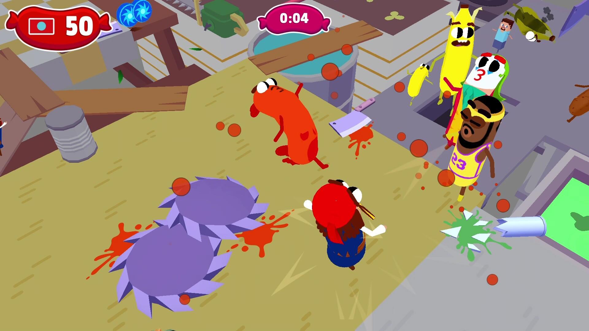 Sausage Wars ゲームのスクリーンショット