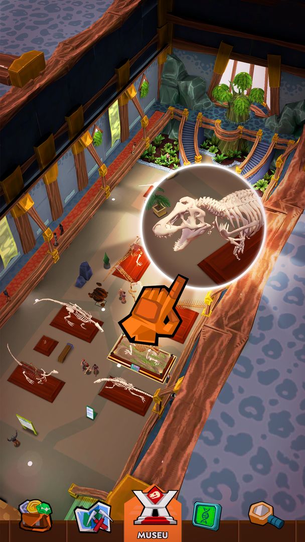 Screenshot of Dino Quest 2 Dig Dinosaur Game