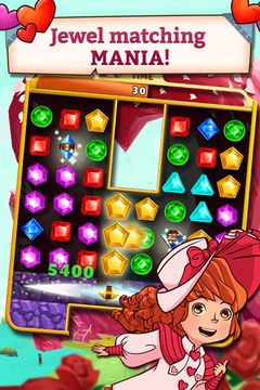 Cuplikan Layar Game Jewel Mania: Valentine's Day