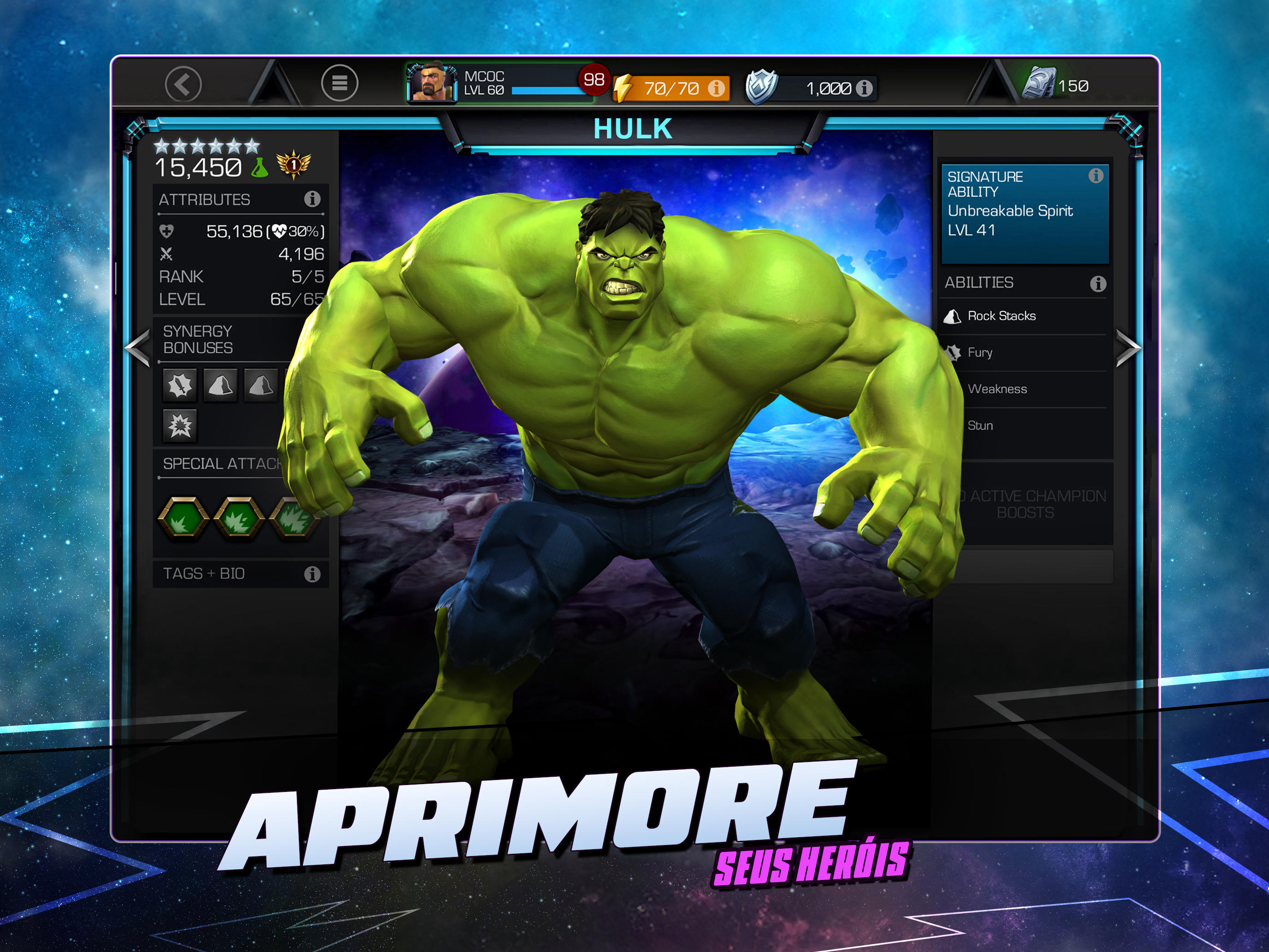 Captura de Tela do Jogo Marvel Torneio de Campeões