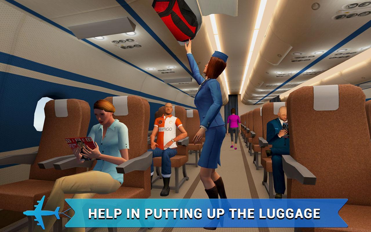 Скриншот игры Airplane Flight Attendant -Car