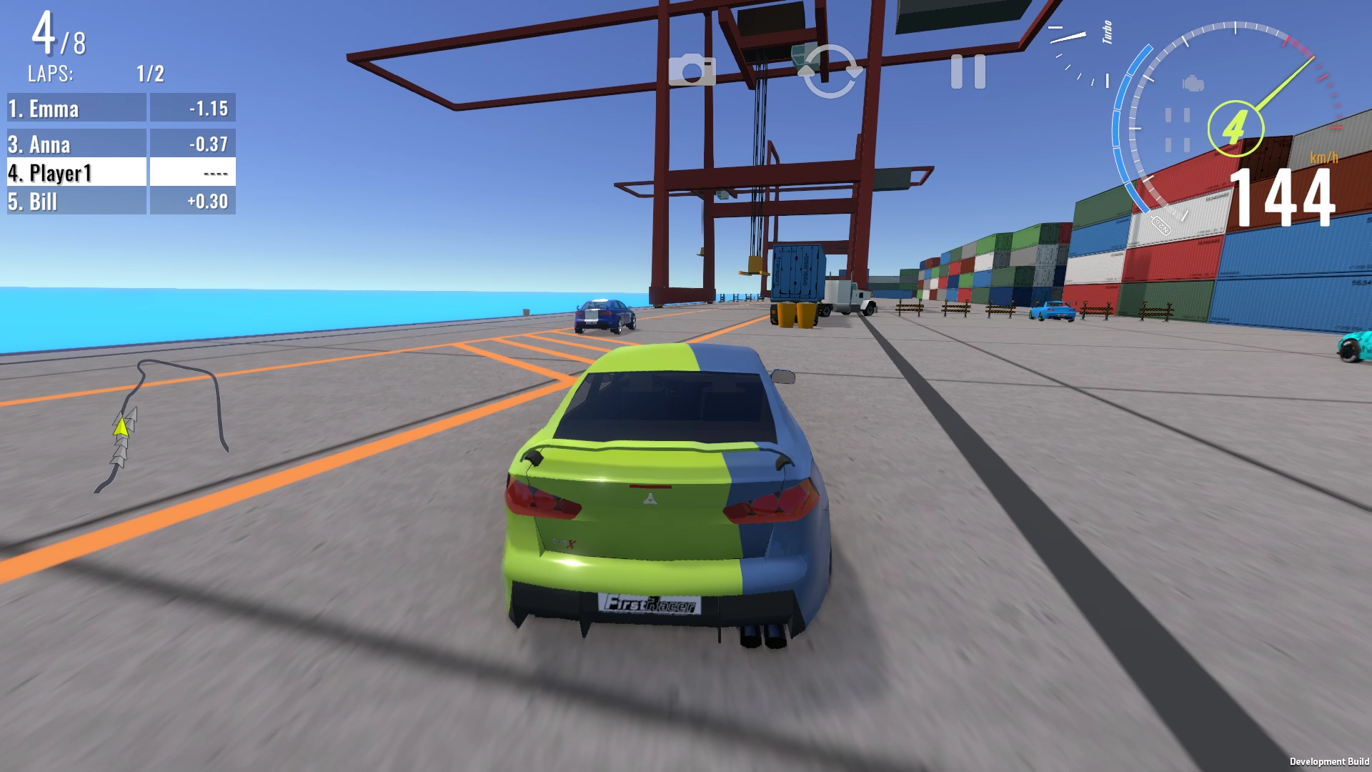First Racer Game Screenshot