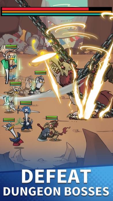 Merge Duck 2: Turn Based RPG 게임 스크린샷