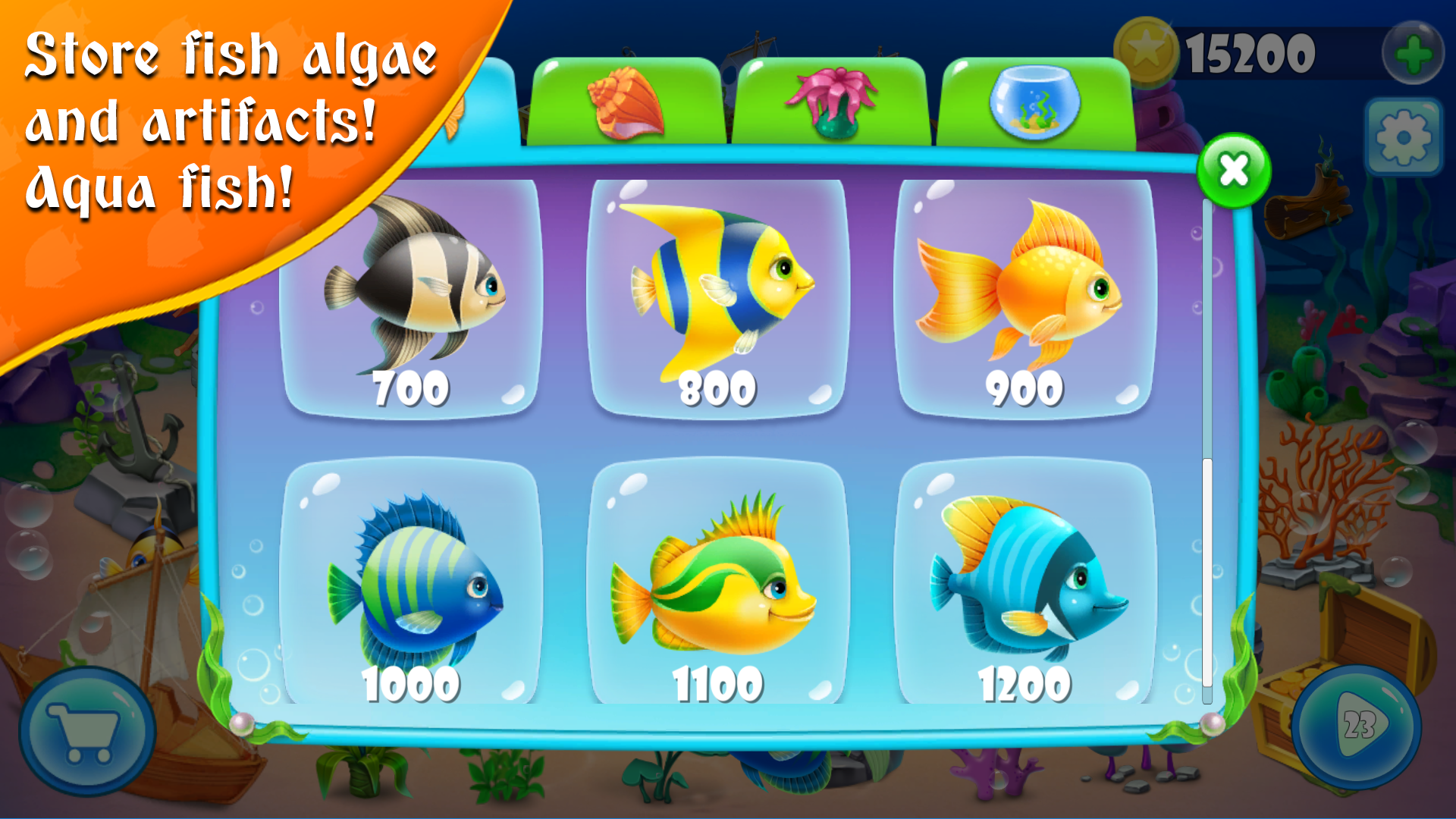 Aqua Fish Game Screenshot