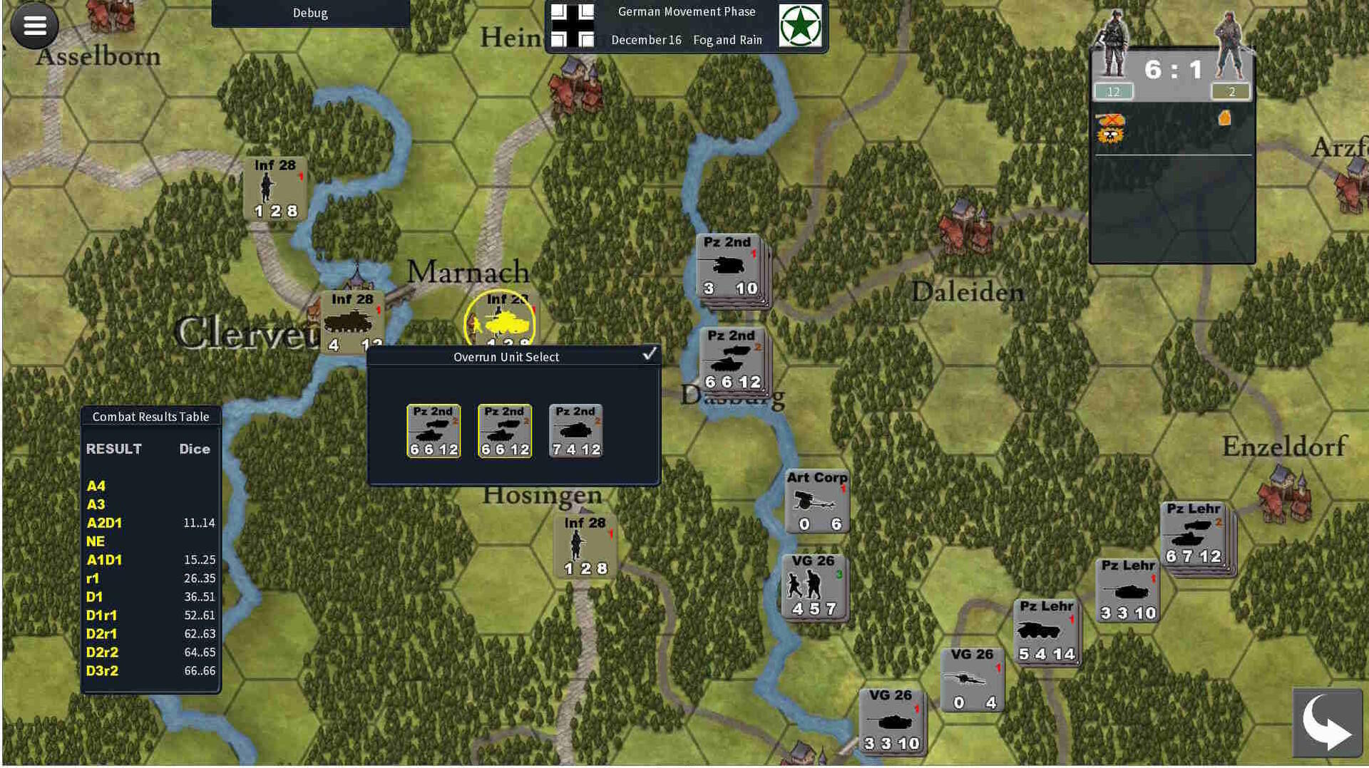 Screenshot 1 of Bastogne Breakout 