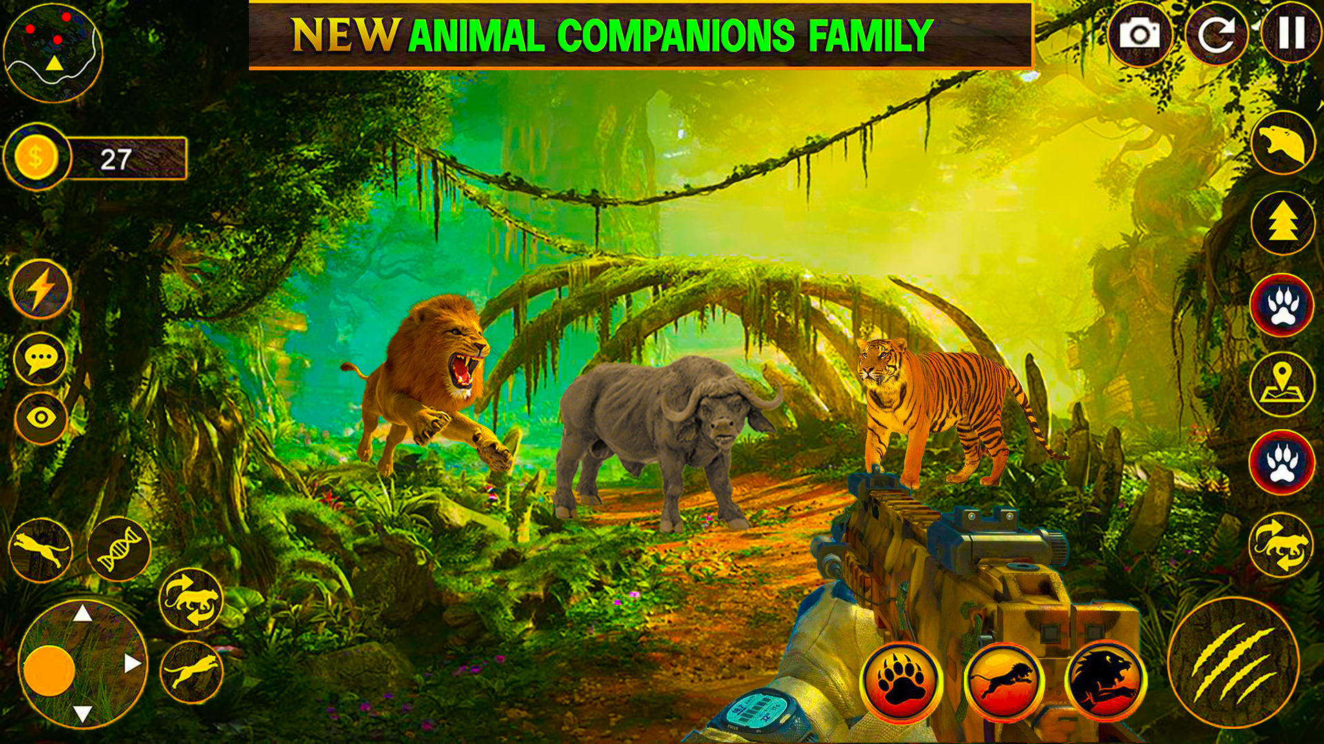 Tiger Animal Hunting Games FPS Game Screenshot