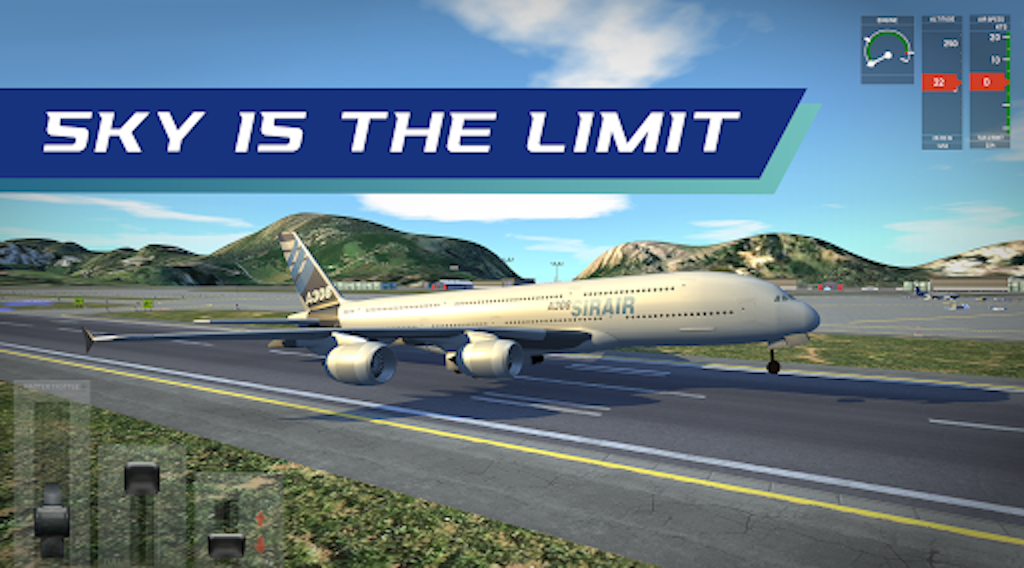 Flight Simulator : Plane Game Game Screenshot