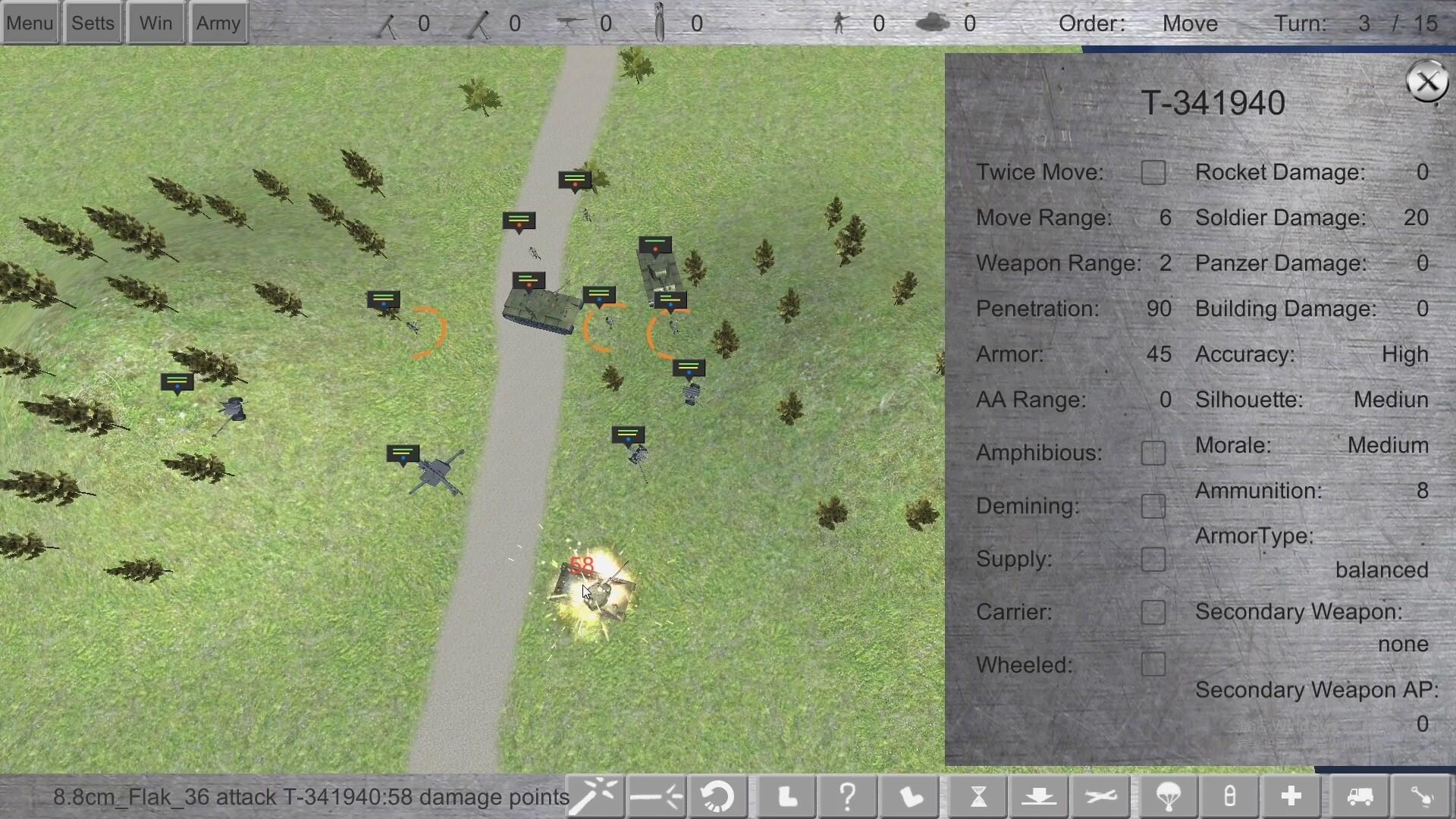 Screenshot of Panzer Commander