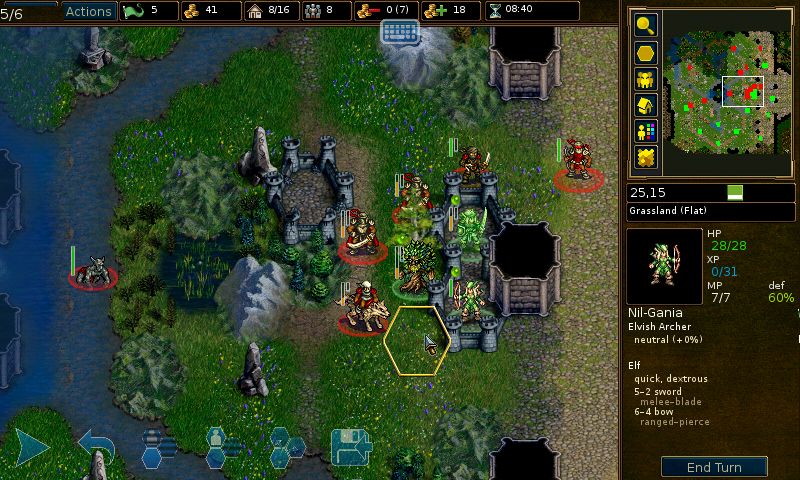 Screenshot of Battle for Wesnoth LEGACY