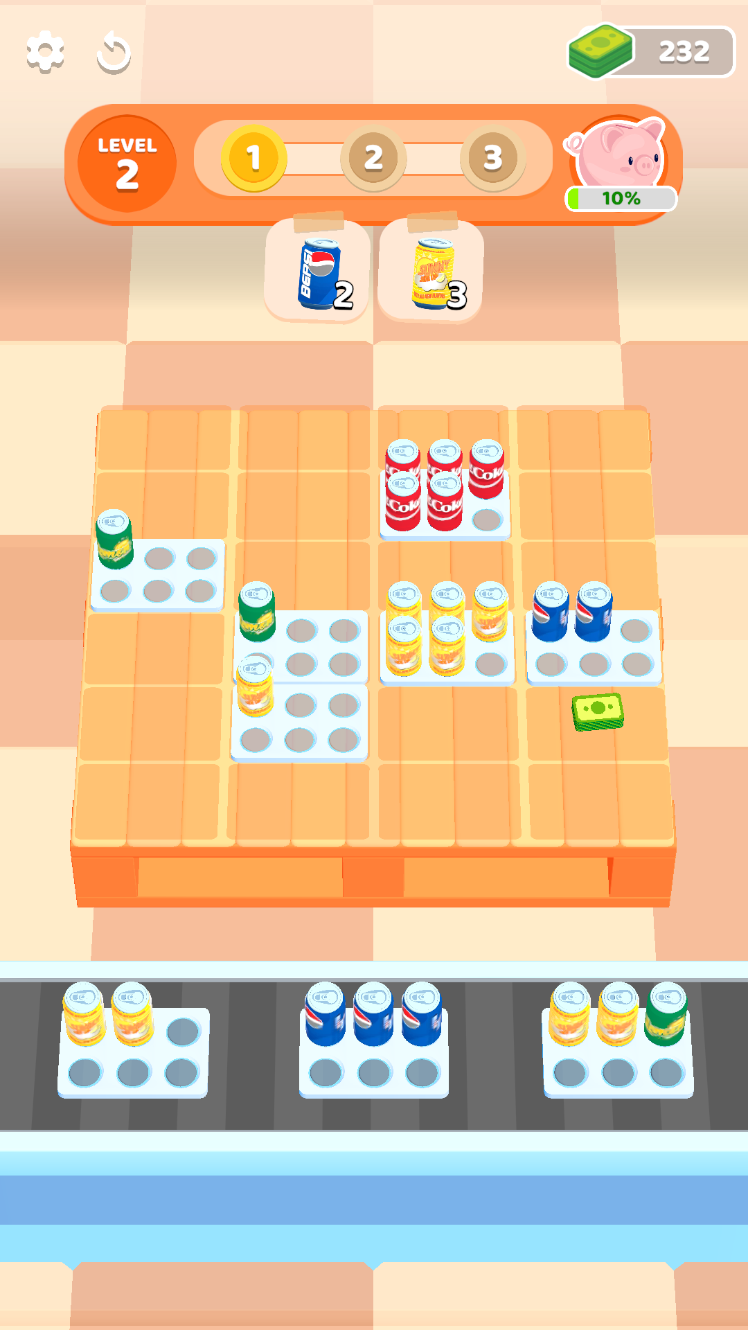 Soda Pack Game Screenshot