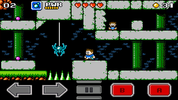 Venture Kid Game Screenshot