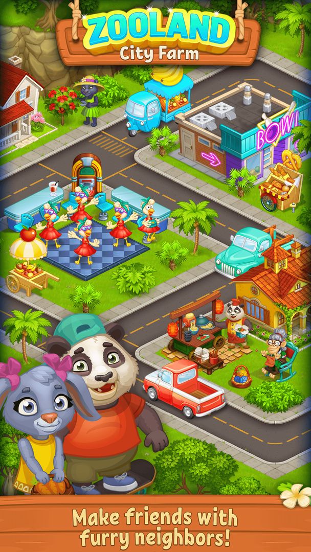Screenshot of Farm Zoo Happy Day in Pet City